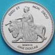 Монета Британские Виргинские острова 1 доллар 2019 год. Уна и лев.