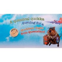 Австралия 1 доллар 2016 год. Буква Q. Английский алфавит. Буклет