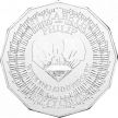 Монета Австралия 50 центов 2007 год. 60 лет Королевской свадьбе. Блистер