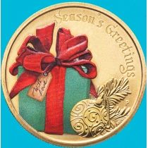 Австралия 1 доллар 2017 год. Рождество