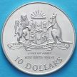 Монета Австралии 10 долларов 1987 год. Новый Южный Уэльс. Серебро.