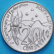Австралия 20 центов 2001 год. Южная Австралия
