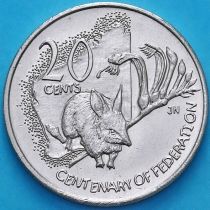 Австралия 20 центов 2001 год. Западная Австралия