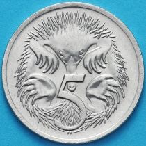 Австралия 5 центов 1972 год. Ехидна.
