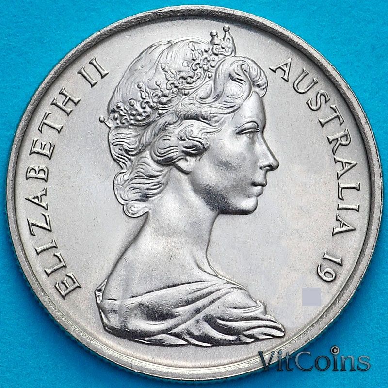 Монета Австралия 20 центов 1981 год. BU