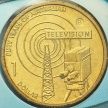 Монета Австралия 1 доллар 2006 год. Телевидение. Брисбен. В.