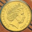 Монета Австралия 1 доллар 2006 год. Телевидение. Отметка TV