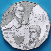 Австралия 50 центов 1998 год. Джордж Басс и Мэтью Флиндерс. UNC