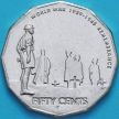 Монета Австралия 50 центов 2005 год. 60 лет со дня окончания Второй Мировой войны.