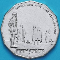 Австралия 50 центов 2005 год. 60 лет со дня окончания Второй Мировой войны.