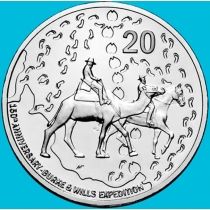 Австралия 20 центов 2010 год. Экспедиция Бёрка и Уиллса