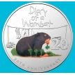 Монета Австралия 20 центов 2022 год. Дневник Вомбата. Конверт