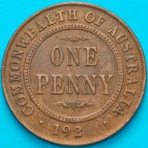 Австралия 1/2 пенни 1920 год.