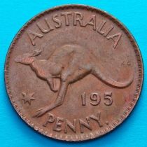Австралия 1 пенни 1950 год. Точка Австралия 1 пенни 1950 год. Точка