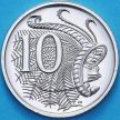Монета Австралия 10 центов 1991 год. BU