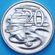 Монета Австралия 20 центов 1984 год. BU