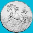 Монета Австралия 50 центов 2014 год. Год лошади