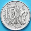 Монета Австралия 10 центов 2025 год.