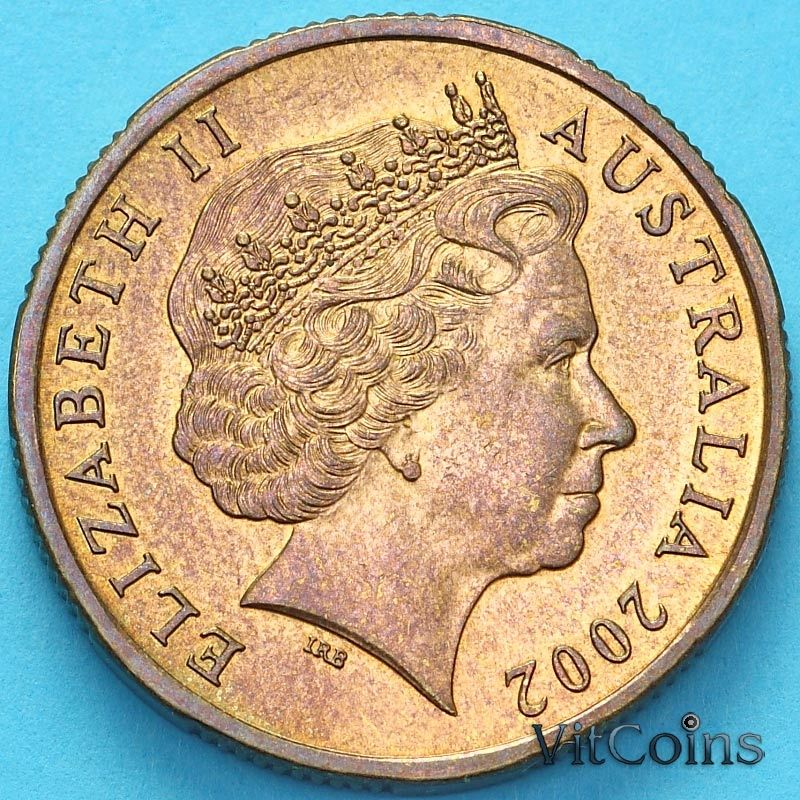 Монета Австралия 1 доллар 2002 год. Год отдаленных районов Австралии. VF Монета Австралия 1 доллар 2002 год. Год отдаленных районов Австралии. VF