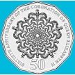 Монета Австралия 50 центов 2013 год. 60 лет коронации королевы Елизаветы II