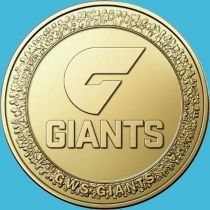 Австралия 1 доллар 2023 год. AFLW. Гиганты GWS. Женщины