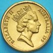 Монета Австралия 2 доллара 1990 год. Абориген. BU