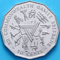 Австралия 50 центов 1982 год. XII Игры Содружества.