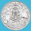 Монета Австралия 50 центов 1966 год. Серебро.