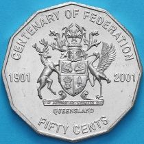 Австралия 50 центов 2001 год. Квинсленд