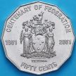 Монета Австралия 50 центов 2001 год. 100 лет Федерации. Виктория