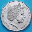 Монета Австралия 50 центов 2001 год. 100 лет Федерации. Виктория