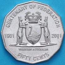Австралия 50 центов 2001 год. Западная Австралия