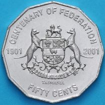 Австралия 50 центов 2001 год. Тасмания