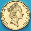 Монета Австралия 1 доллар 1991 год. BU