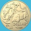 Монета Австралия 1 доллар 2018 год.