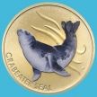 Монета Тувалу 1 доллар 2018 год. Тюлень-крабоед Буклет