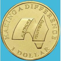 Австралия 1 доллар 2003 год. Австралийские волонтеры