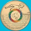 Монета Австралия 2 доллара 2016 год. Паралимпийские игры в РИО