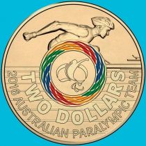 Австралия 2 доллара 2016 год. Паралимпийские игры в РИО
