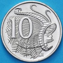 Австралия 10 центов 2024 год. 2-й портрет королевы Елизаветы II. BU