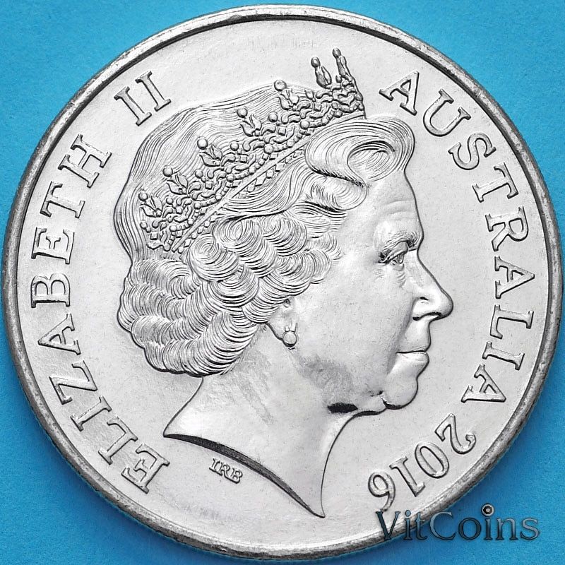 Монета Австралия 20 центов 2016 год. BU