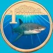 Монета Австралия 1 доллар 2007 год. Белая акула. Блистер Монета Австралия 1 доллар 2007 год. Белая акула. Блистер