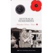 Монета Австралии 20 центов 2010 год. Австралия помнит. Служба медсестер. Блистер