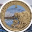 Монета Австралия 1 доллар 2009 год. Новый Южный Уэльс. Коала. Блистер