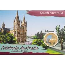 Австралия 1 доллар 2009 год. Южная Австралия. Вомбат. Блистер