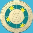 Монета Австралия 2 доллара 2022 год. XXII Игры Содружества. "S"
