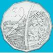 Монета Австралия 50 центов 2016 год. Война в Малайе