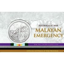 Австралия 50 центов 2016 год. Война в Малайе