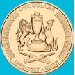 Монета Австралия 1 доллар 2007 год. Турнир по крикету "Пепел". Буклет