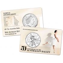 Австралия 50 центов 2012 год. Балет. Блистер